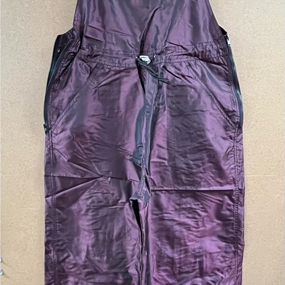 Nevada Pants - Satin-Look Purple Jumpsuit